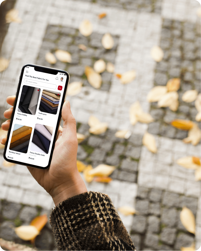Shree Mahadev Textile App about mockup