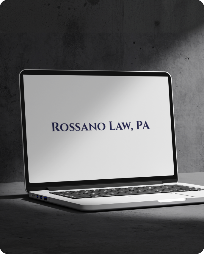 Rossano Law, P.A. about mockup