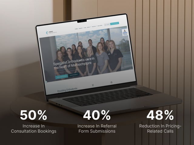 Ocean Orthodontics - case study results on hover
