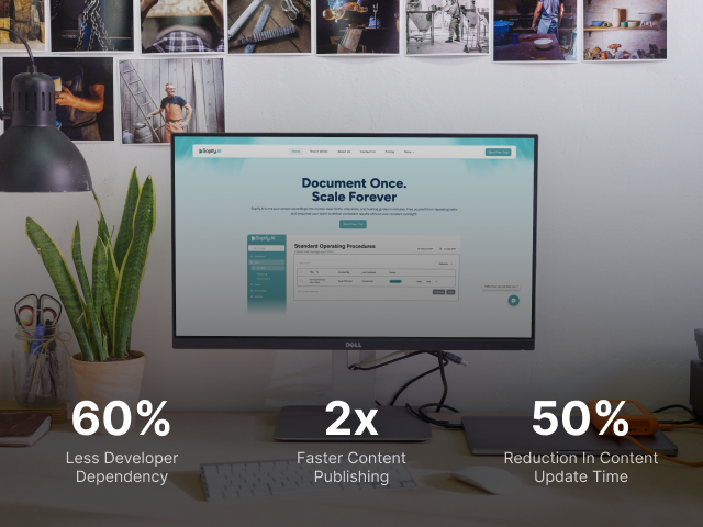 Sopify.AI: A SaaS Website Development For AI-Powered SOP Creation - case study results on hover