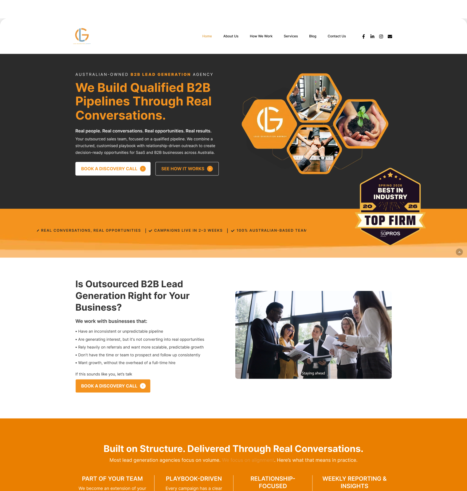 gen-leads website screen 1