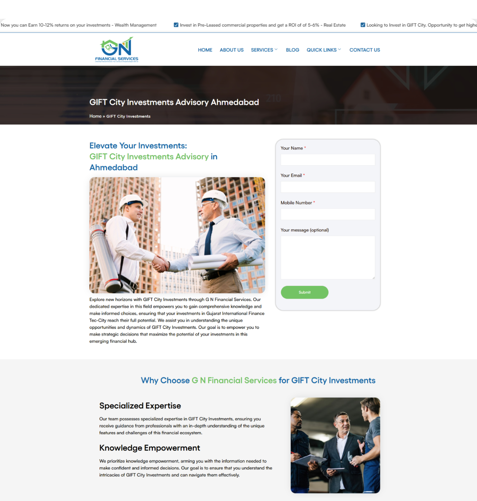 gn-financial-services website screen 1