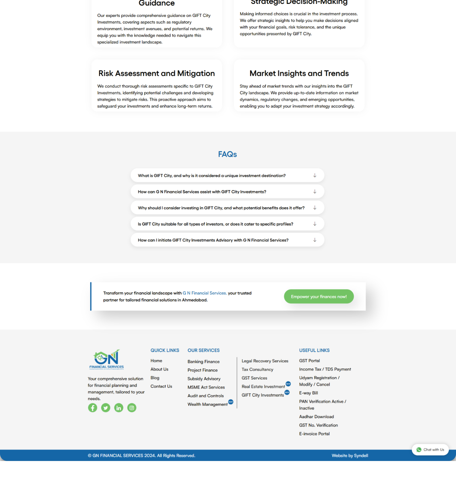 gn-financial-services website screen 2
