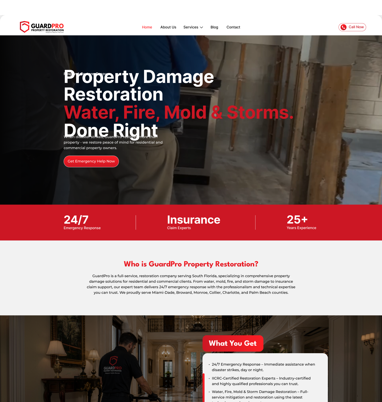guardpro website screen 1