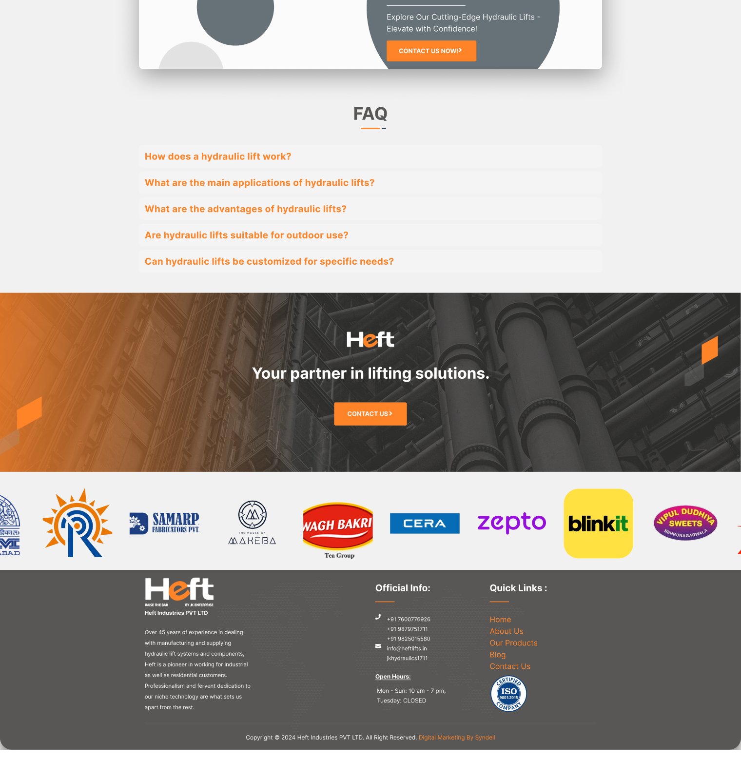 heft-lifts website screen 2