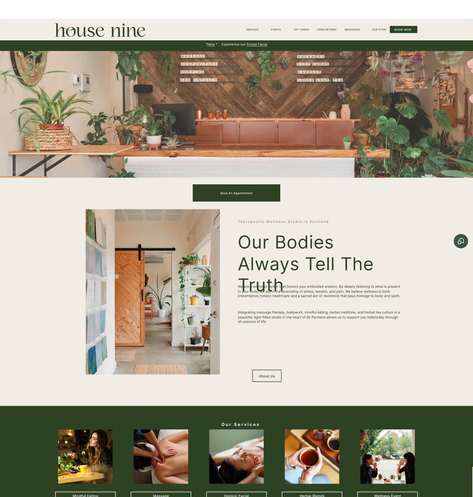 house-nine website screen 1