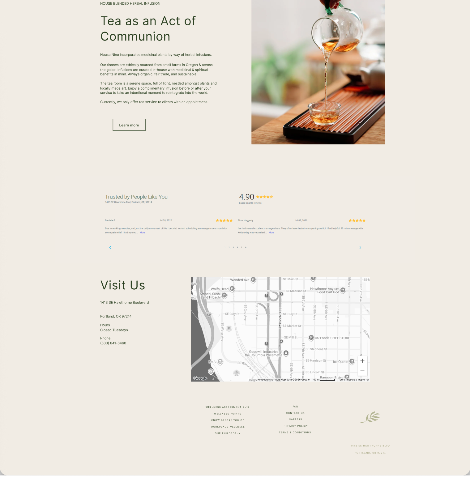 house-nine website screen 2