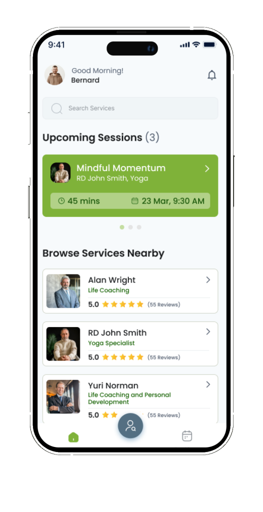 HWA mobile app UI screen 6