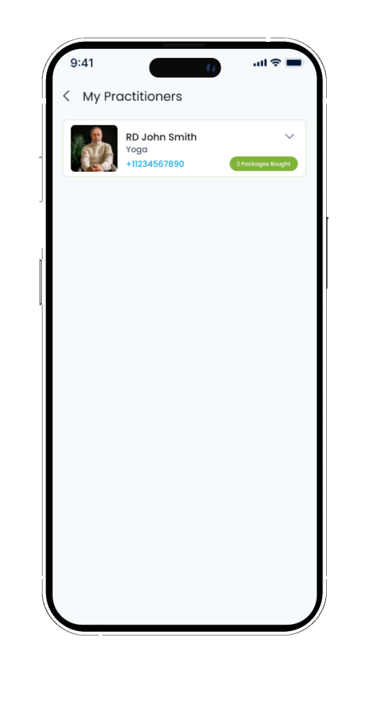 HWA mobile app UI screen 8