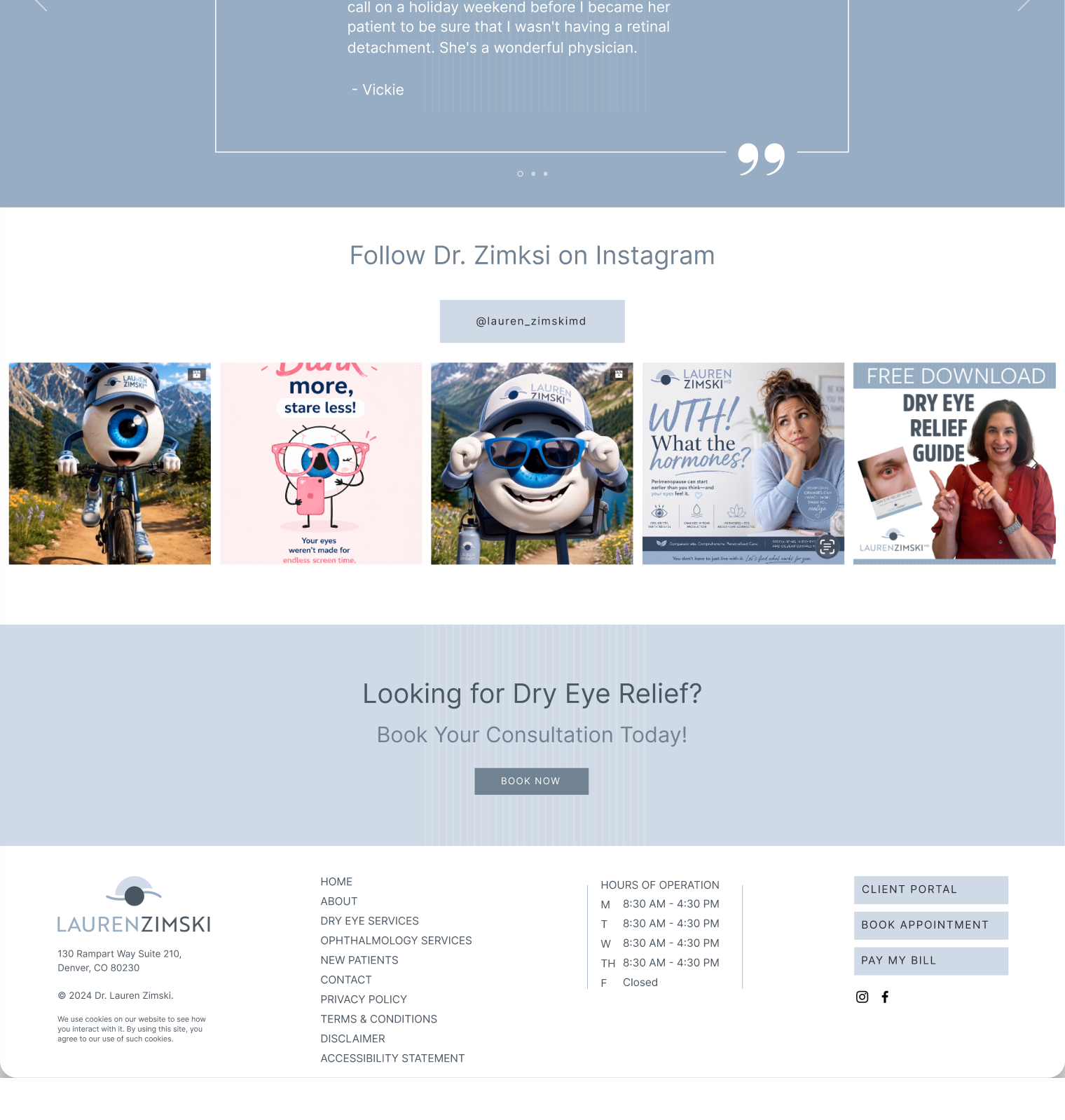lauren-zimski website screen 2