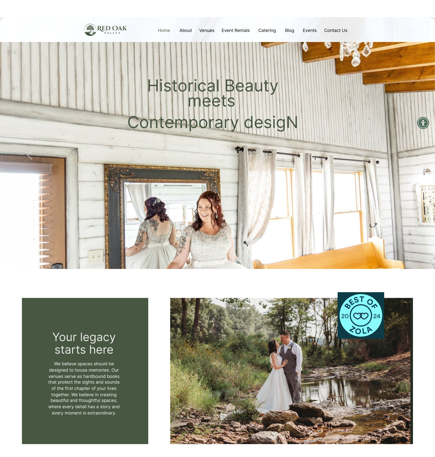 red-oak-valley website screen 1