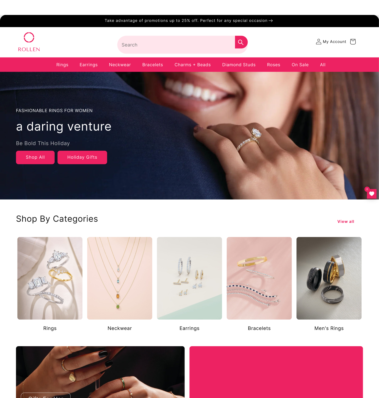 rollen website screen 1