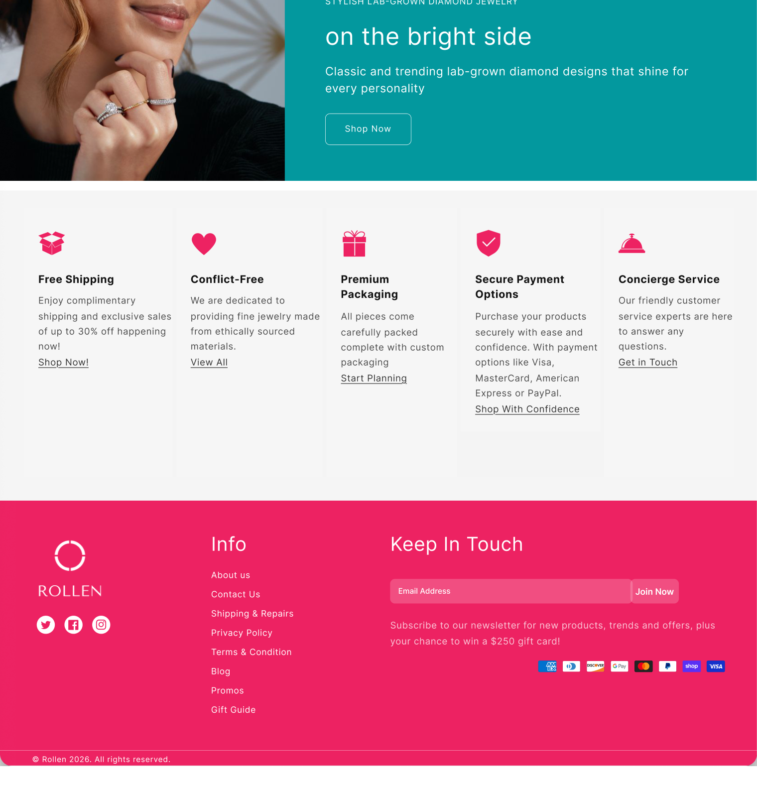 rollen website screen 2