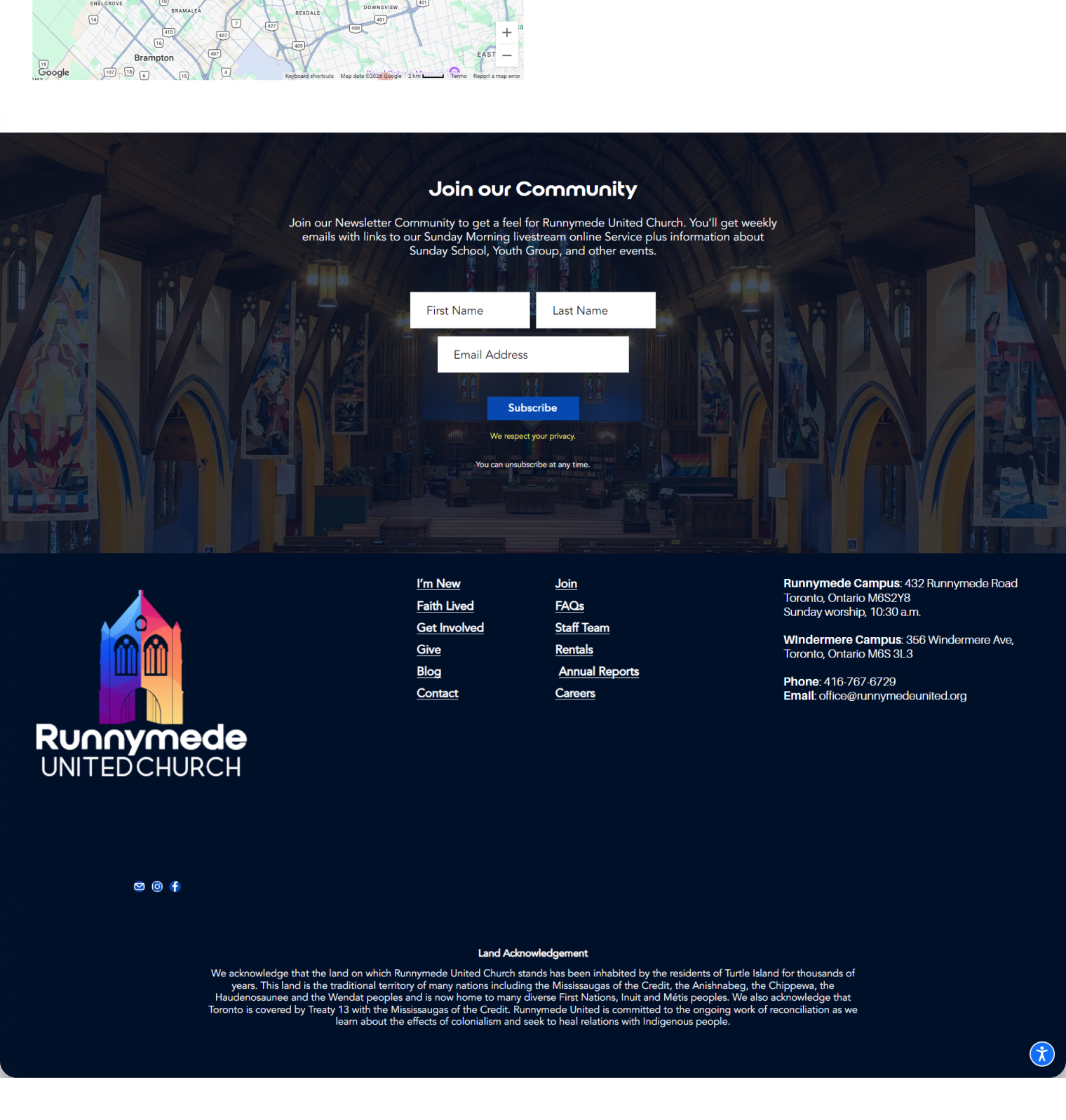 runnymede website screen 2