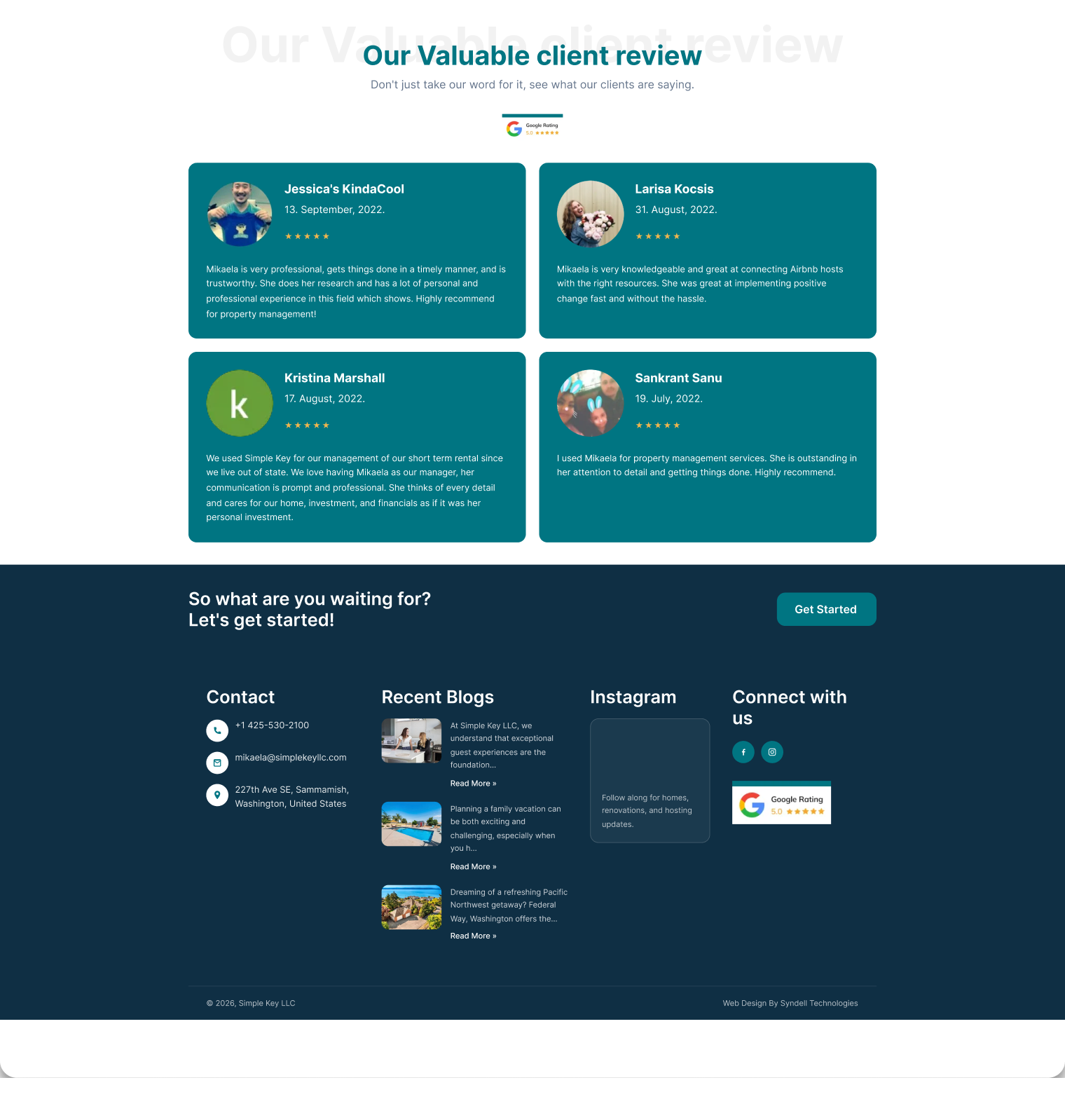 simple-key website screen 2