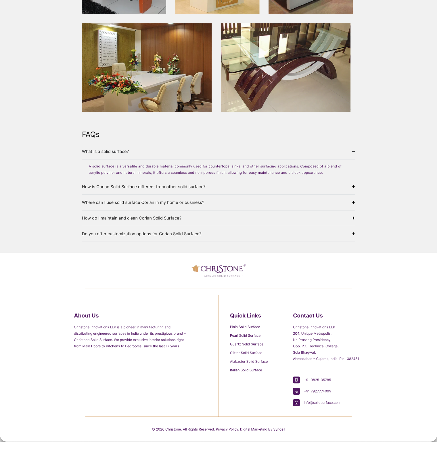 solid-surface website screen 2