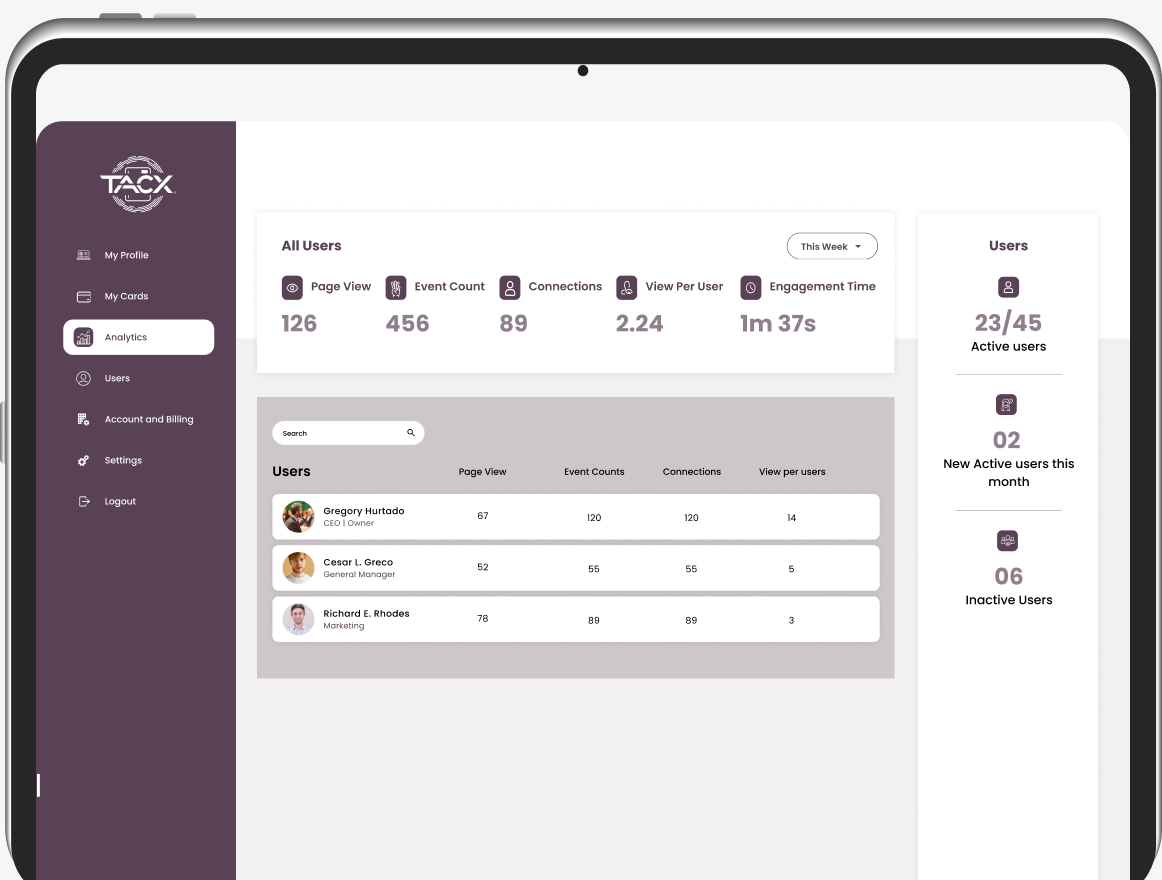 Tacx web app screen 4