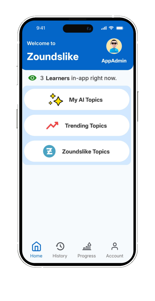 zoundslike-cpv app screen 1
