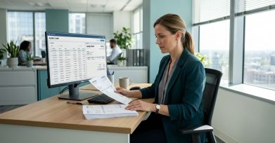 NLP document classification workflow in an office